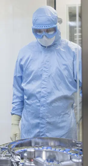 Farmaceutische industrie Cleanroom bijgesneden