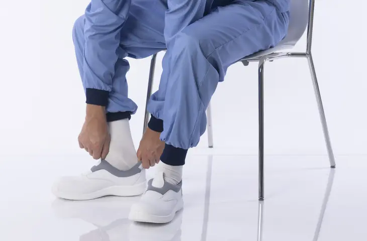 Cleanroom schoenen met sokken 