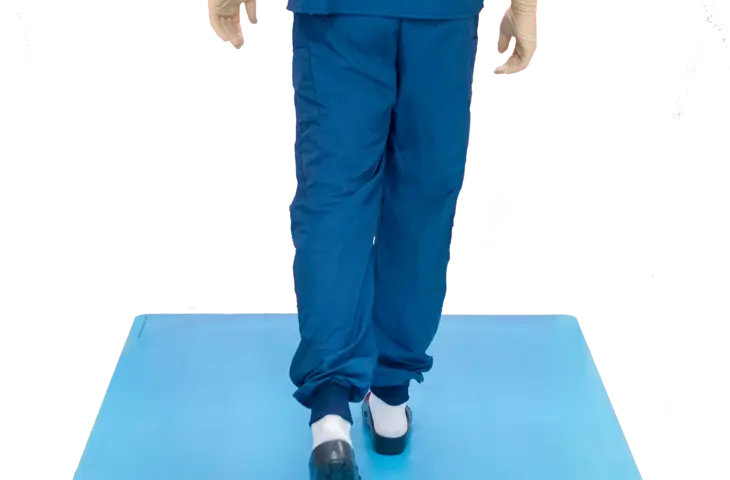 Flexi-mat in gebruik