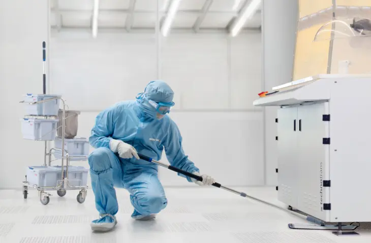 Micronswep voor vloer