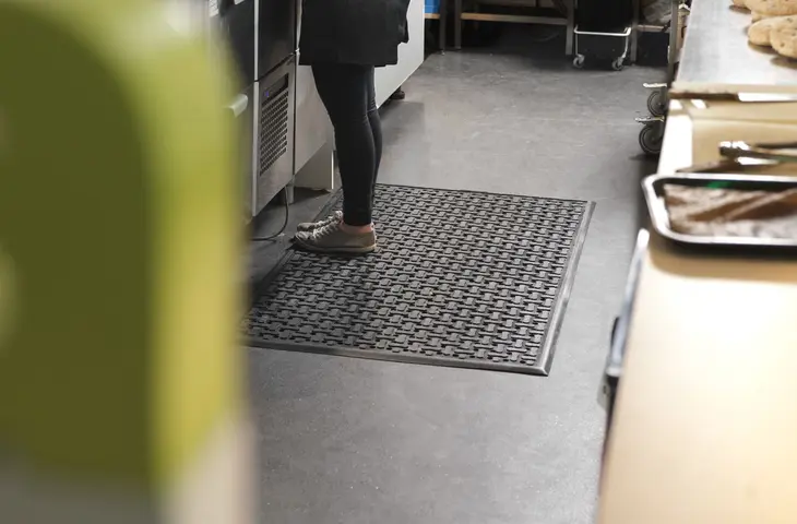 Ergonomische mat in de retail