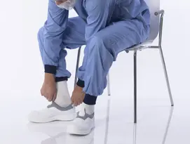 Cleanroom schoenen met sokken 