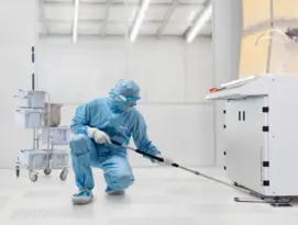 Micronswep voor vloer