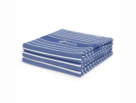 Theedoek blauw 65x65cm