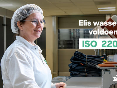 Elis wasserijen voldoen aan ISO 22000